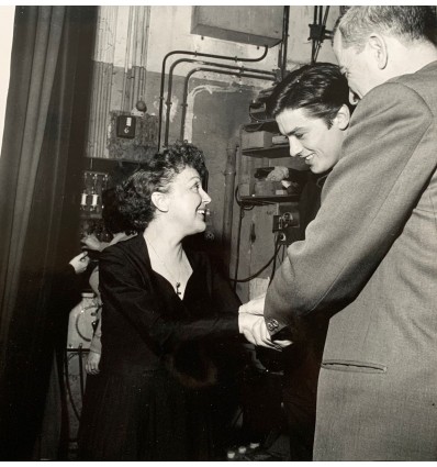 Tirage Photo Edith Piaf et Alain Delon