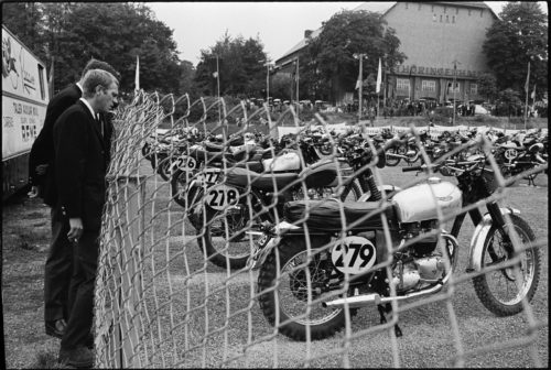 FRANÇOIS GRAGNON Steve McQueen, championnat du monde d’enduro, Erfurt, RDA, 1964